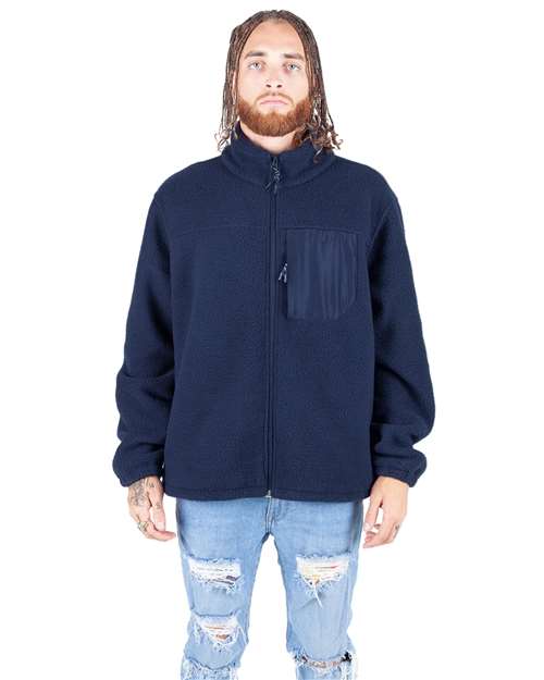 Shaka Wear SHSJ Men's Sherpa Jacket