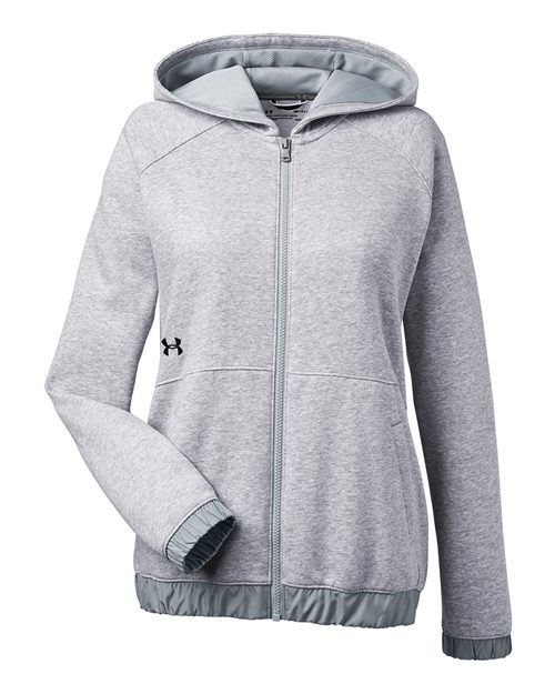 Under Armour 1351229 Women's Hustle Full-Zip Hooded Sweatshirt