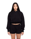 Shaka Wear SHGWC Women's Garment-Dye Crop Hooded Sweatshirt