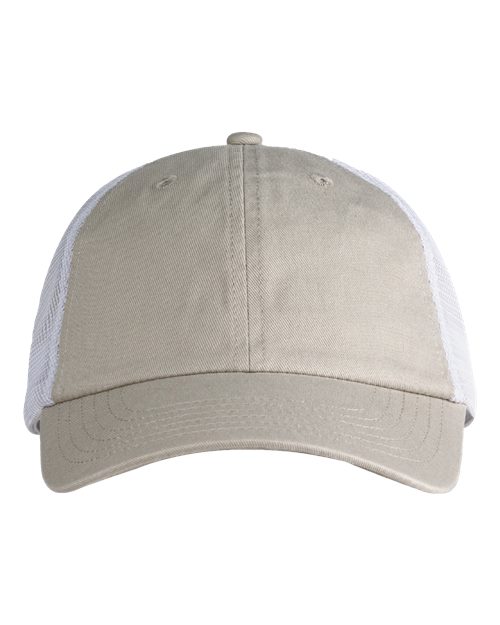 Big Accessories BA601 Washed Trucker Cap