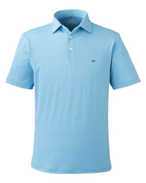 vineyard vines G012426 Men's Bradley Stripe Sankaty Polo