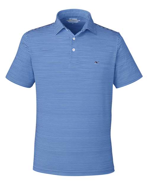 vineyard vines G012426 Men's Bradley Stripe Sankaty Polo