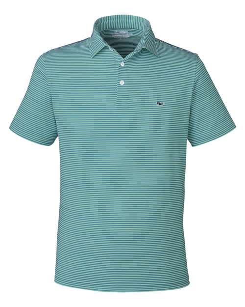 vineyard vines G012426 Men's Bradley Stripe Sankaty Polo