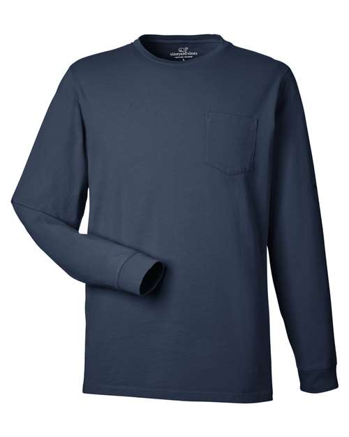 vineyard vines V021214 Unisex Long Sleeve Pocket T-Shirt