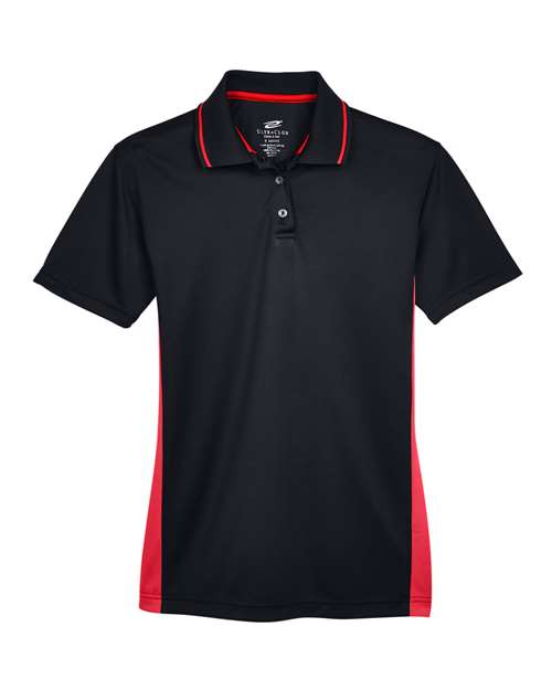 UltraClub 8406L Women's Cool & Dry Sport Two-Tone Polo