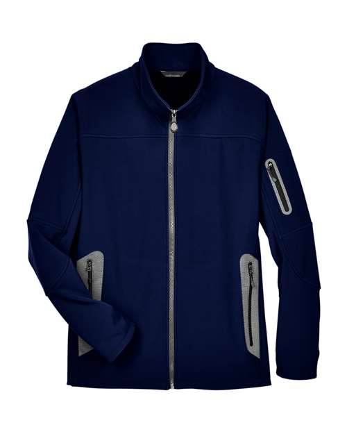 North End 88138 Men's Three Layer Fleece Bonded Shell Technical Jacket