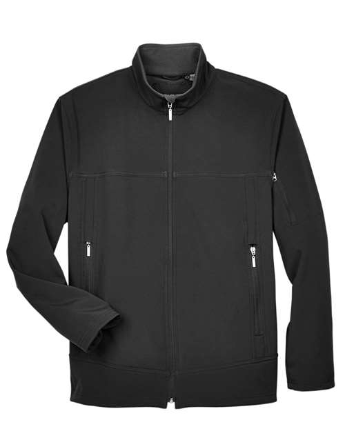 North End 88099 Men's Three layer Fleece Performance Soft Shell Jacket