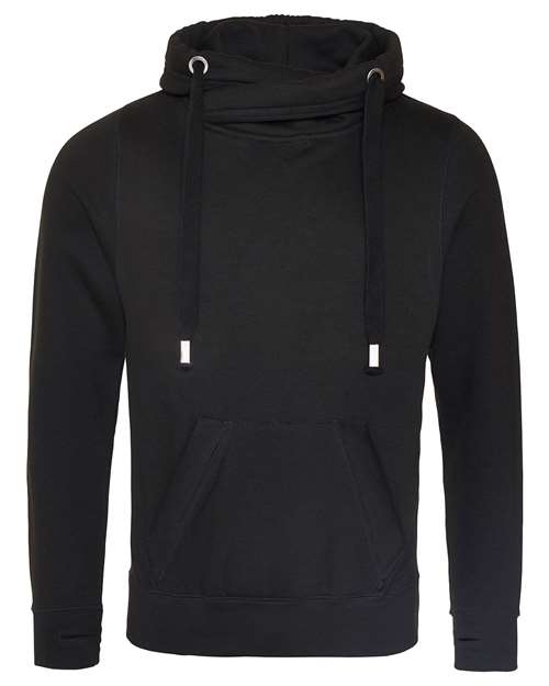 AWDis JHA021 Unisex Cross Neck Hooded Sweatshirt