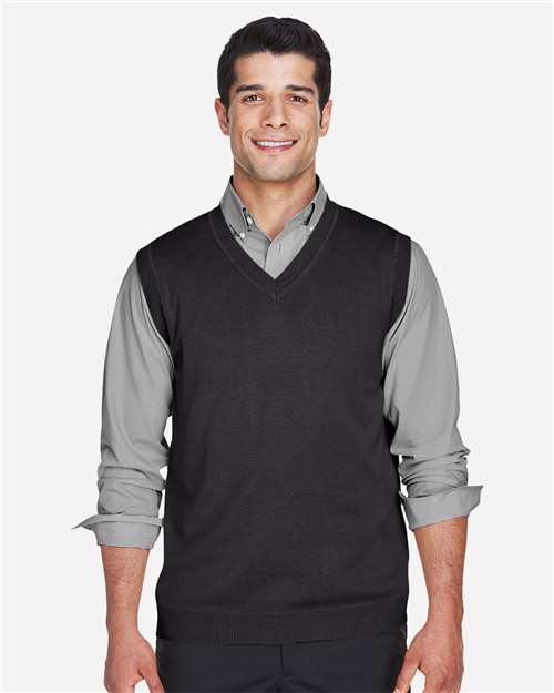 Devon & Jones D477 Unisex V-Neck Sweater Vest