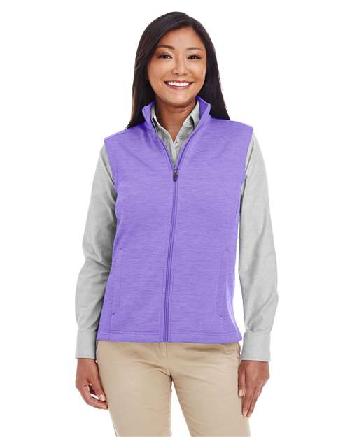 Devon & Jones DG797W Women's Newbury Mélange Fleece Vest