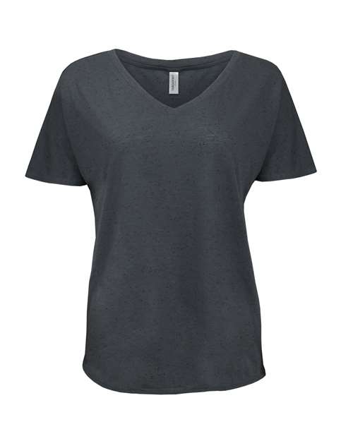 Threadfast Apparel 203FV Women's Tri-Blend Fleck V-Neck T-Shirt