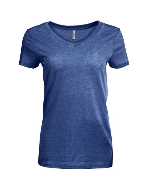 Threadfast Apparel 208B Women's Vintage Dye V-Neck T-Shirt