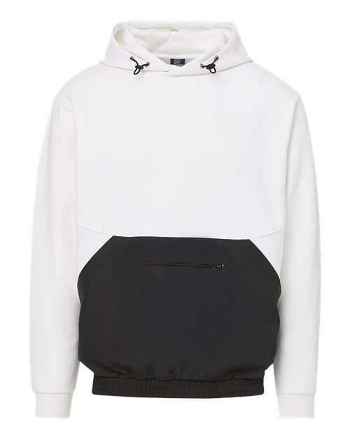 MV Sport 23112 Unisex Mixed Media Hooded Sweatshirt