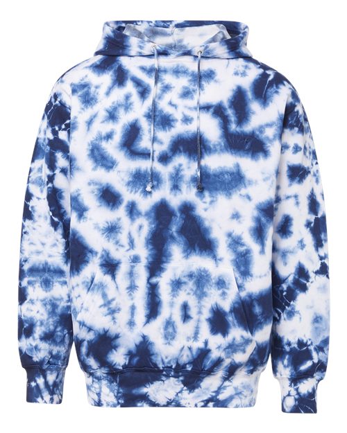 MV Sport 1290 Unisex Classic Fleece Tie-Dye Hooded Sweatshirt