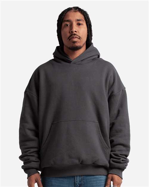 Shaka Wear SHDLP Men's Garment-Dyed Double Layer Reversible Hooded Sweatshirt