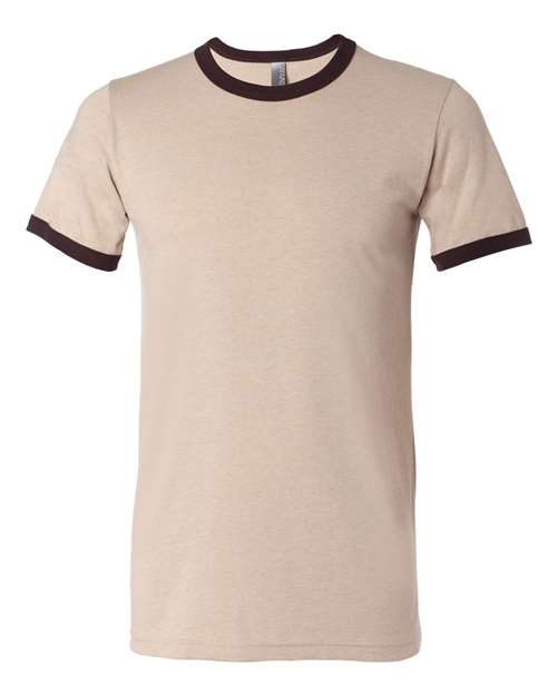 BELLA + CANVAS 3055 Men's Jersey Heather Ringer Tee