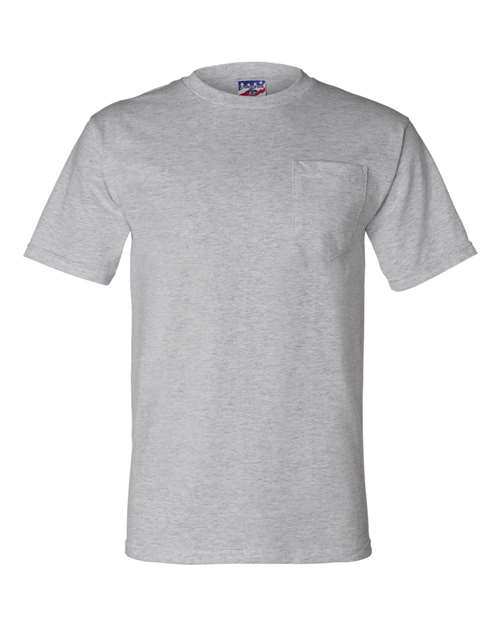 Bayside 3015 Unisex Union-Made Pocket T-Shirt