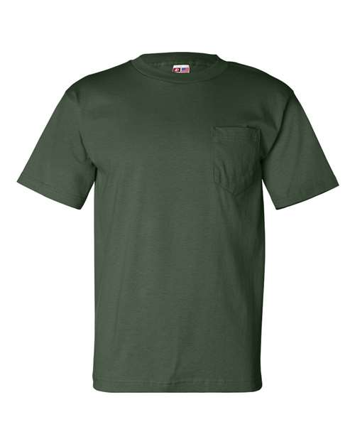 Bayside 7100 Unisex USA-Made Pocket T-Shirt