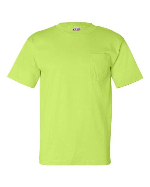 Bayside 7100 Unisex USA-Made Pocket T-Shirt