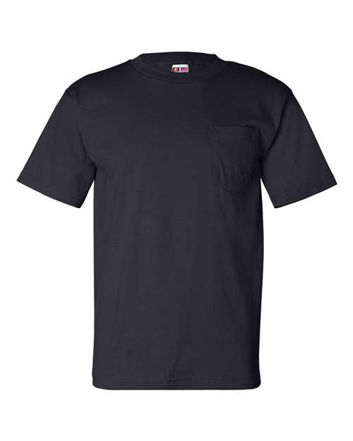 Bayside 7100 Unisex USA-Made Pocket T-Shirt