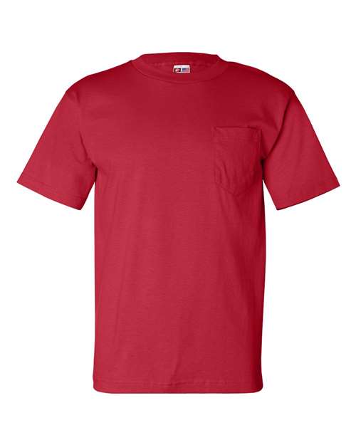 Bayside 7100 Unisex USA-Made Pocket T-Shirt
