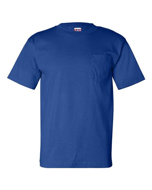 Bayside 7100 Unisex USA-Made Pocket T-Shirt