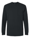 Gildan 2410 Men's Ultra Cotton® Long Sleeve Pocket T-Shirt