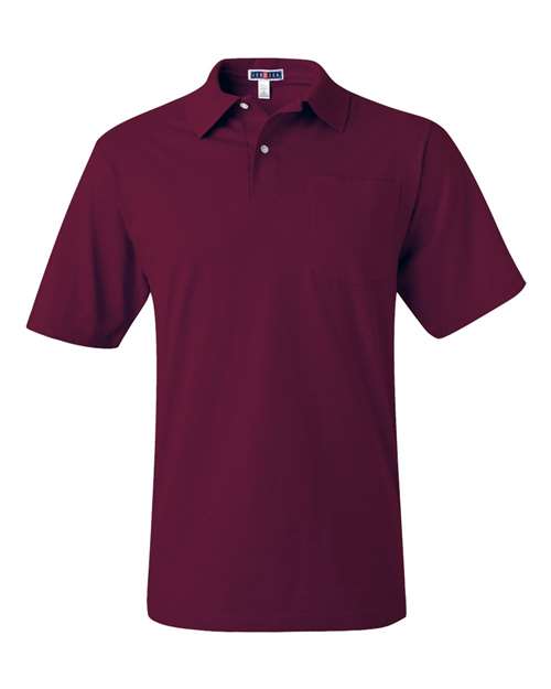 JERZEES 436MPR Men's SpotShield® 50/50 Polo with Pocket