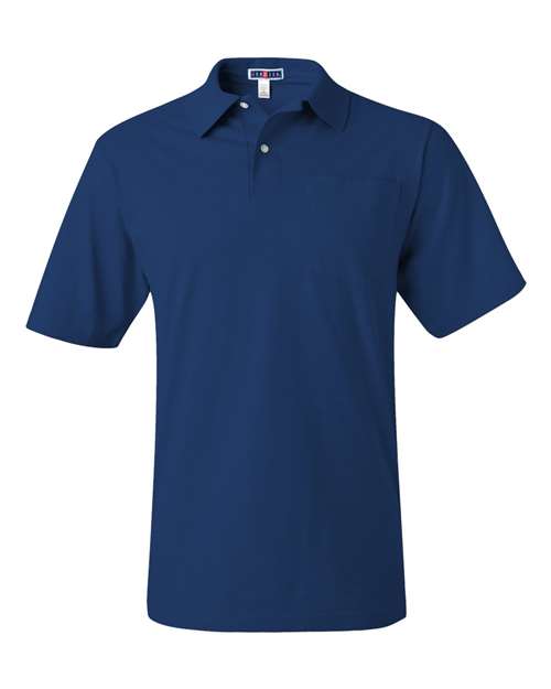 JERZEES 436MPR Men's SpotShield® 50/50 Polo with Pocket