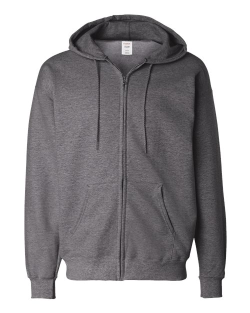 Hanes F280 Unisex Ultimate Cotton® Full-Zip Hooded Sweatshirt