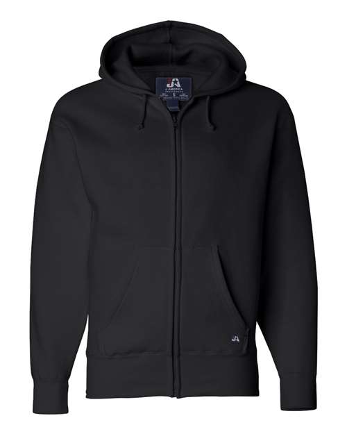 J. America 8821 Men's Premium Full-Zip Hooded Sweatshirt