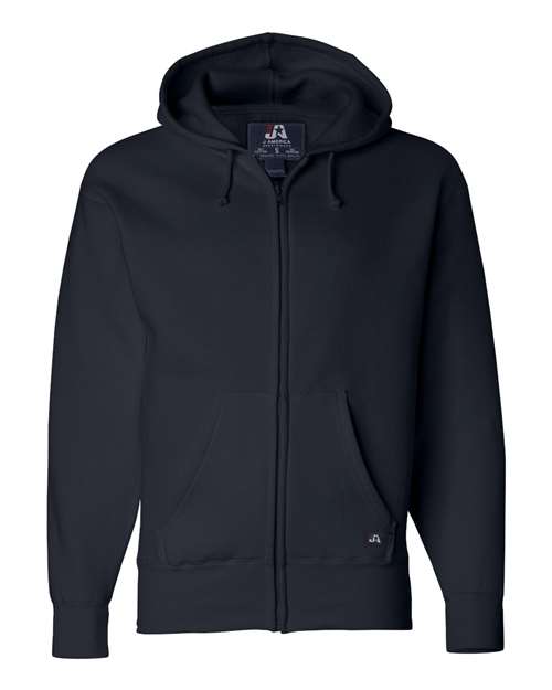 J. America 8821 Men's Premium Full-Zip Hooded Sweatshirt