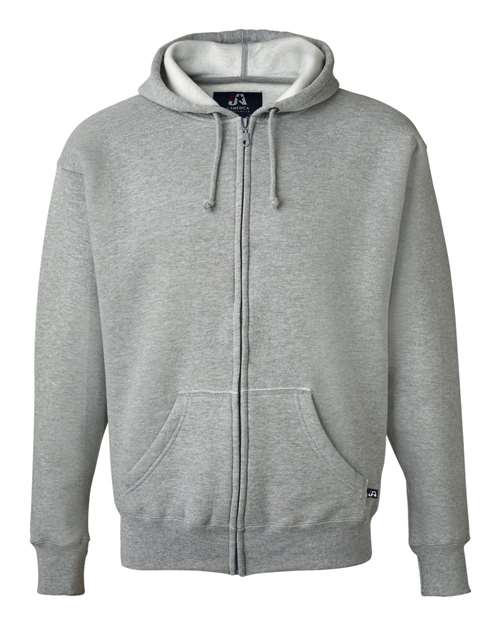 J. America 8821 Men's Premium Full-Zip Hooded Sweatshirt