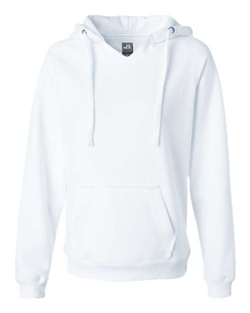 J. America 8836 Women's Sueded V-Neck Hooded Sweatshirt
