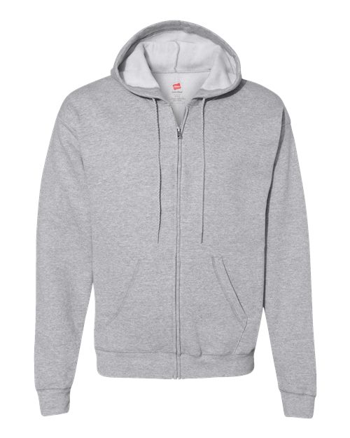 Hanes P180 Unisex Ecosmart® Full-Zip Hooded Sweatshirt