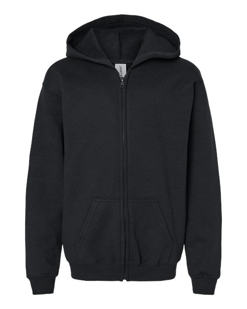 Gildan 18600B Youth Heavy Blend™ Full-Zip Hooded Sweatshirt