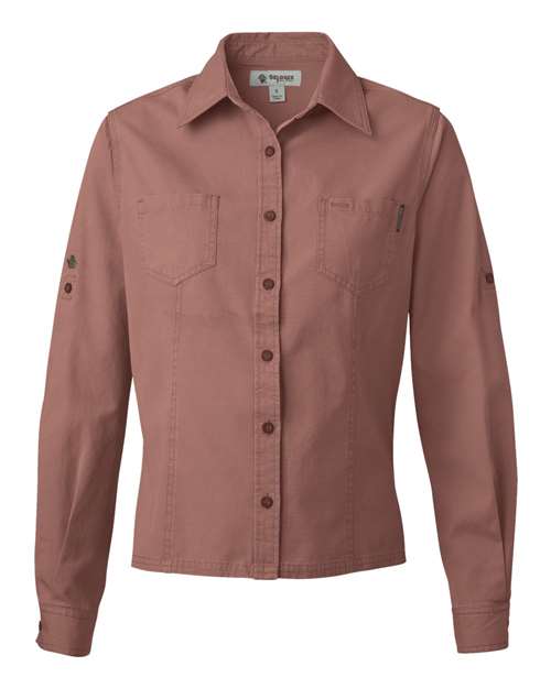 DRI DUCK 8284 Women's Sawtooth Collection Mortar Long Sleeve Shirt