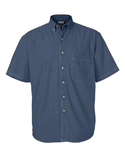 Sierra Pacific 6211 Men's Tall Denim Short Sleeve Shirt
