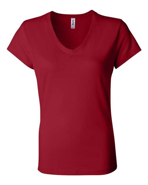 BELLA + CANVAS 6005 Women’s Jersey V-Neck Tee