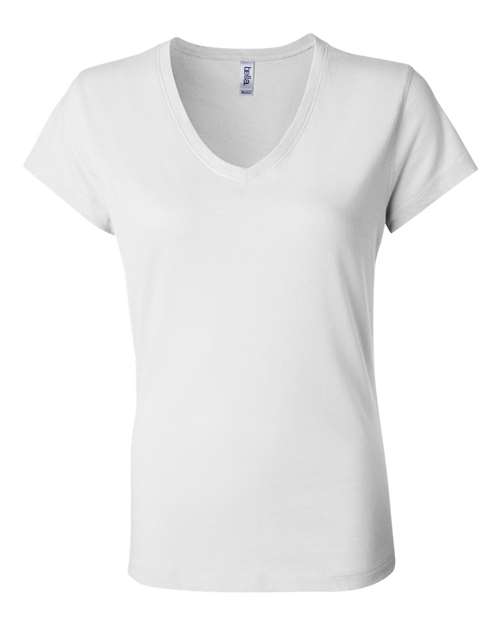 BELLA + CANVAS 6005 Women’s Jersey V-Neck Tee