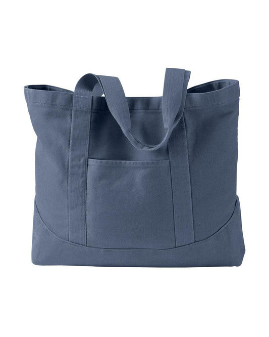 Authentic Pigment 1904 14oz. Pigment-Dyed Large Canvas Tote