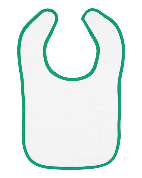 Rabbit Skins 1003 Infant Contrast Trim Terry Bib