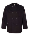 Chef Designs KT76 Black Traditional Chef Coat