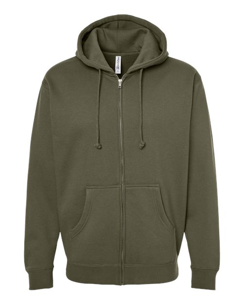 Independent Trading Co. IND4000Z Unisex Heavyweight Full-Zip Hooded Sweatshirt