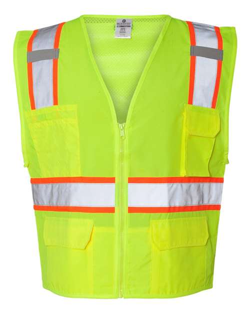 Kishigo 1163-1164 Unisex Ultra-Cool™ Solid Front Vest with Mesh Back
