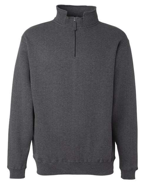 J. America 8634 Men's Heavyweight Fleece Quarter-Zip Sweatshirt