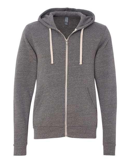 BELLA + CANVAS 3909 Unisex Triblend Sponge Fleece Full-Zip Hoodie