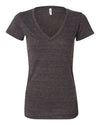 BELLA + CANVAS 8435 Women’s Triblend Deep V-Neck Tee