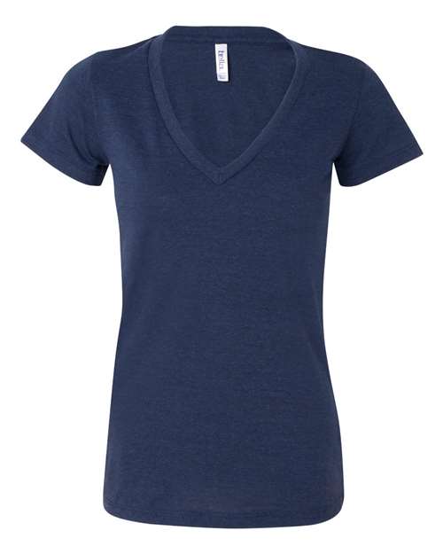 BELLA + CANVAS 8435 Women’s Triblend Deep V-Neck Tee
