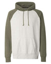 J. America 8885 Men's Vintage Heather Hooded Sweatshirt